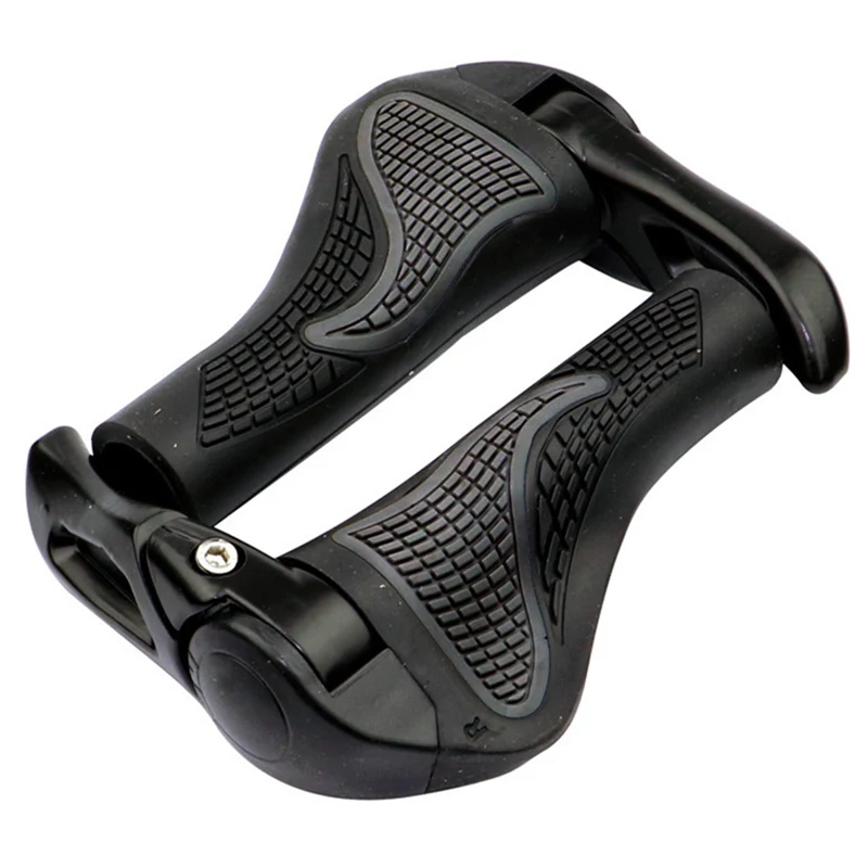 Black Велосипедные ручки, детали для велосипеда MTB, рукоятка для руля, заглушка, замок на силиконовой шоссейной гонке, фиксированная передача, Горный цикл, велосипедные аксессуары - Цвет: Black