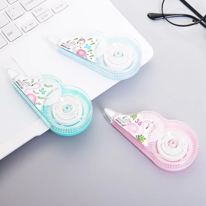 1 шт. 5 мм* 30 м Kawaii Единорог Корректирующая лента милый мультфильм коррекция клейкие ленты белые офисные школьные принадлежности корейские канцелярские принадлежности