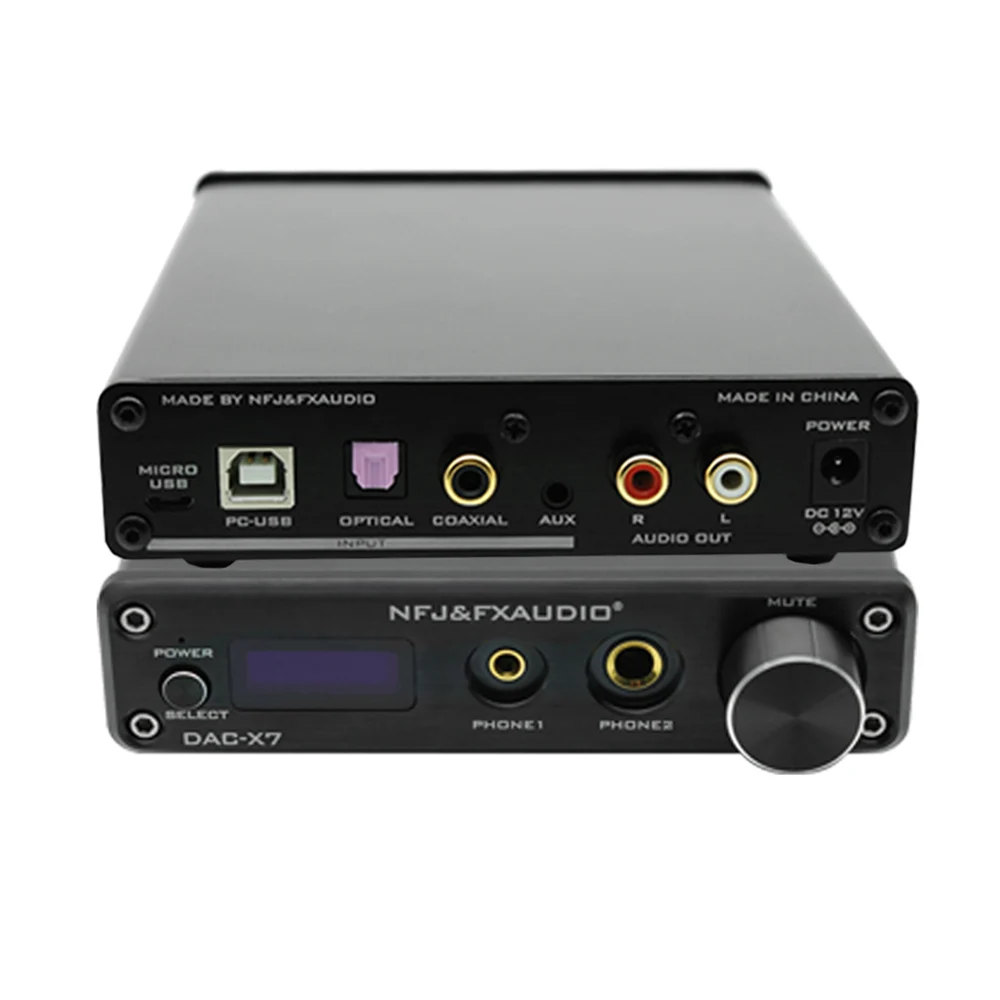 FX Audio DAC X7 декодер для наушников усилитель AK4490EQ ЦАП HiFi Портативный предусилитель