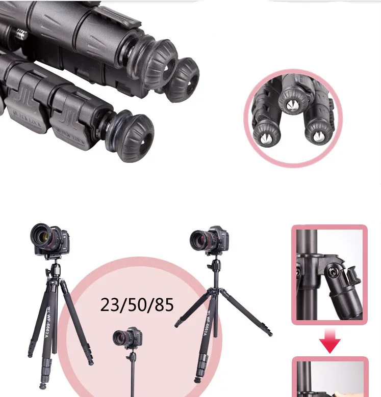 Штатив WEIFENG для фотоаппарата с шаровой головкой|tripod bags|tripod casetripod high |