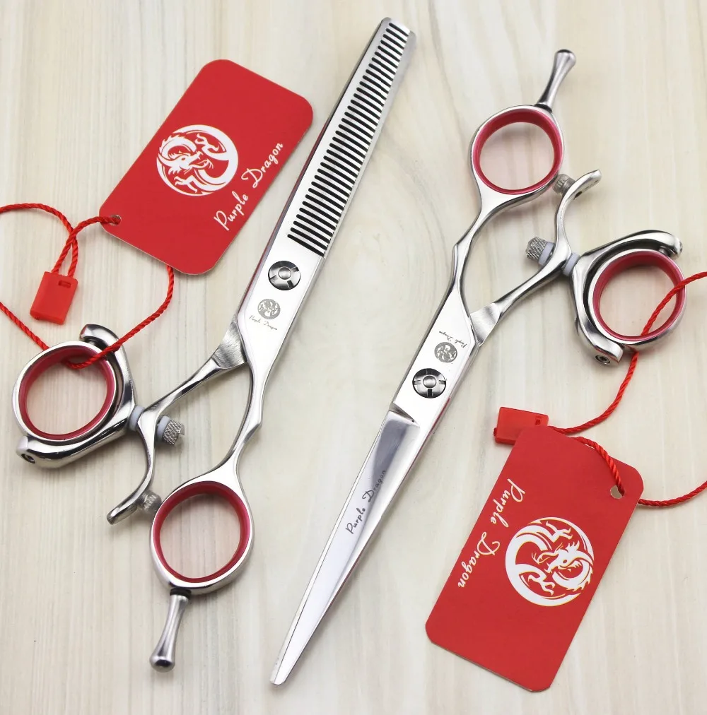587 #6 0 ''брендовые фиолетовые драконы Высший сорт Парикмахерские ножницы 440C