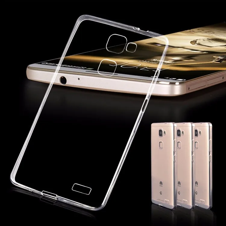 Для Huawei P8 P9 P10 Plus Lite Mate 7 8 9 Pro Чехол тонкий прозрачный мягкий чехол TPU силиконовый