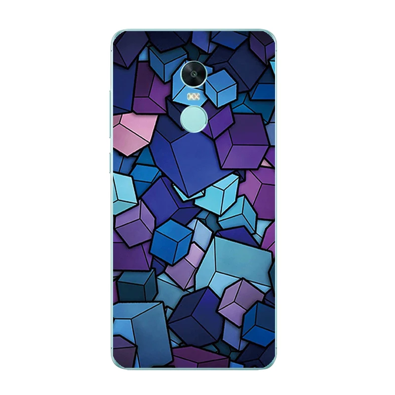 6379 09 Для Xiaomi Redmi Note 3/Redmi Note 4X 5A Phone случай для Redmi Примечание 4/Pro Shell для Redmi Note 2 Забавный геометрический дизайн - Цвет: 6379 09
