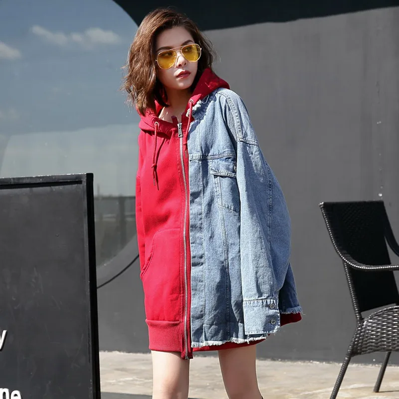 Тренд сеттер 2018 Сезон весна осень В стиле Харадзюку соединенный внакрой деним