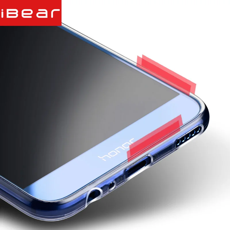 Huawei honor 8 pro Чехол huawei honor 8 pro Чехол силиконовый прозрачный чехол mofi honor 8 PRO Чехол 5,7 duke coque прозрачный TPU