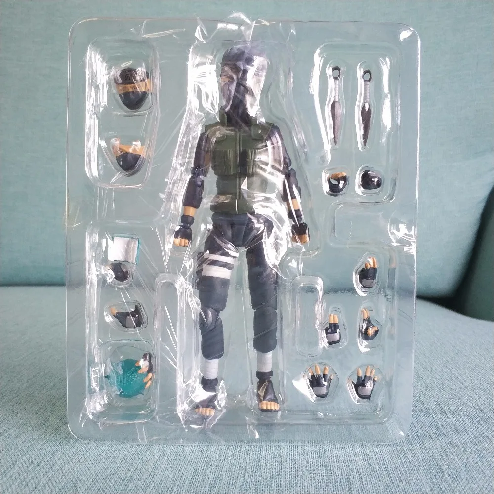 Наруто фигурка SHF Hatake kakahi Sharingan Артикуляционная модель Украшение куклы ПВХ