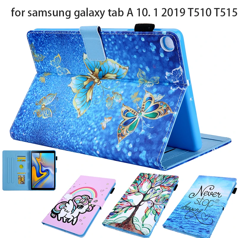 Мультяшный чехол подставка для Samsung Galaxy Tab A 10 1 (2019) защитный TabA &quotT515N T510N корпус