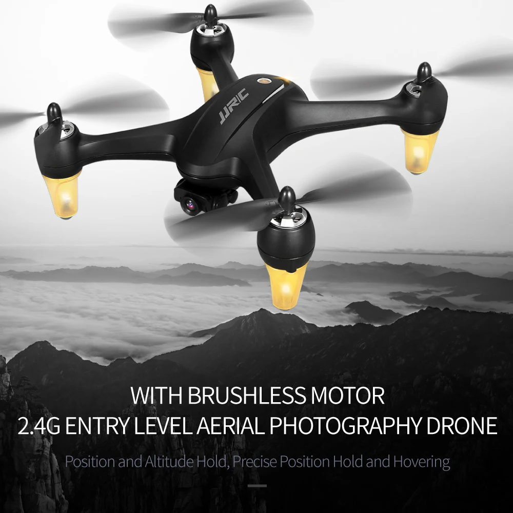 Радиоуправляемые дроны JJRC X3P Дрон с GPS камерой HD 5G бесщеточный Квадрокоптер