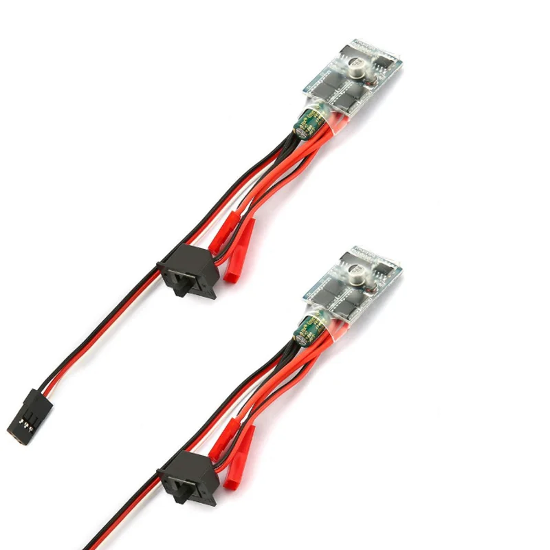 

RC Car Brake 10A Brushed ESC Two Way Motor Speed Controller For 1/16 1/18 1/24 Car Boat Tank