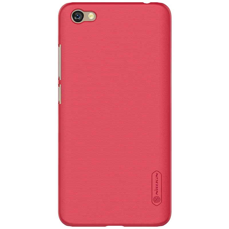 Red Redmi Note 5A чехол матовый чехол NILLKIN для Xiaomi Redmi Примечание 5A Nilkin жесткая пластиковая задняя крышка для телефона+ Подарочная Защитная пленка для экрана - Цвет: Red