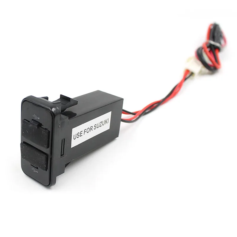 Car 12V 2.1A 2 USB Port Power Socket GPS Mobile Phone Charger For SUZUKI drop shipping | Автомобили и мотоциклы