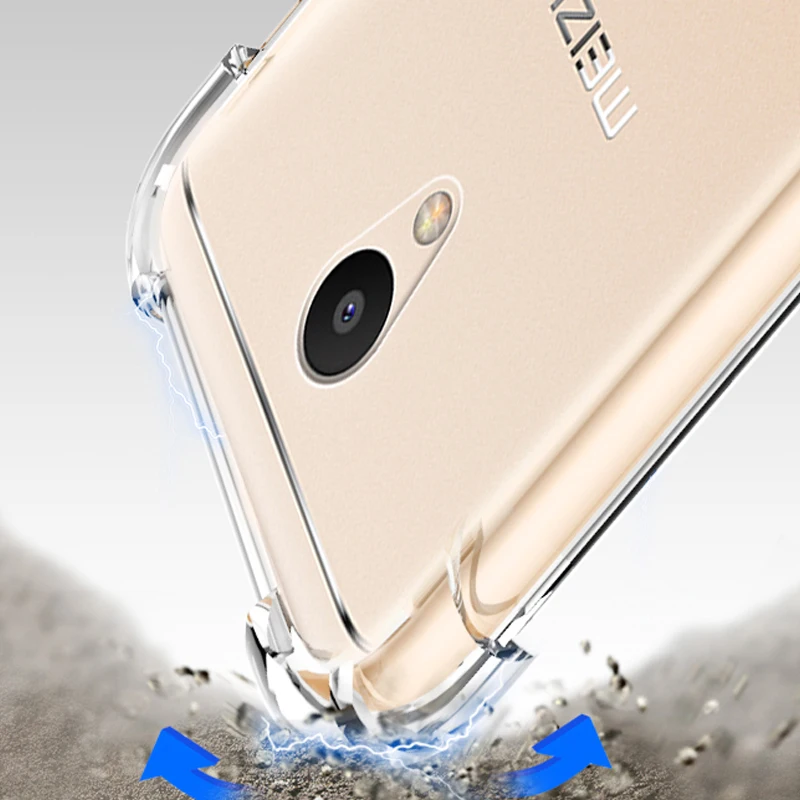 YUETUO роскошный ТПУ противоударный защитный чехол для телефона meizu m6 mini m 6