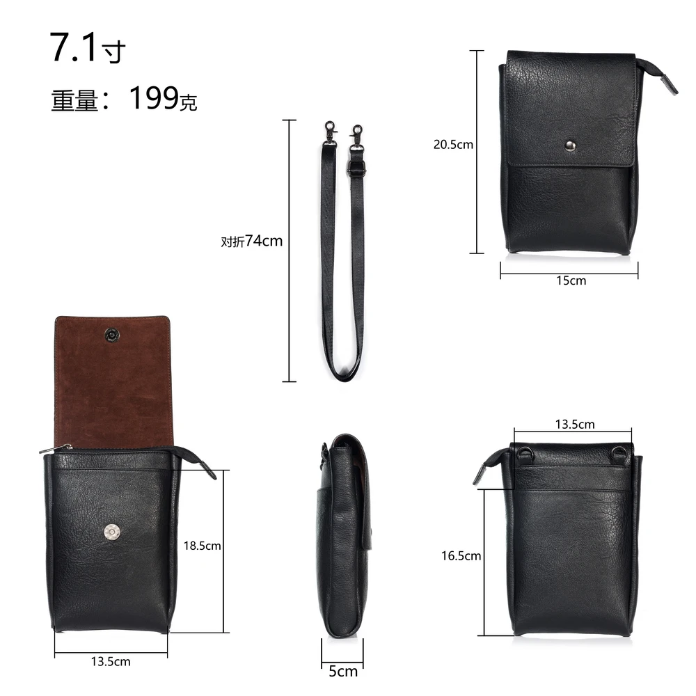 Multifunction Wallet Purse Shoulder Strap Pouch phone cover for iphone samsung huawei xiaomi Holster Case Zip Casual | Мобильные
