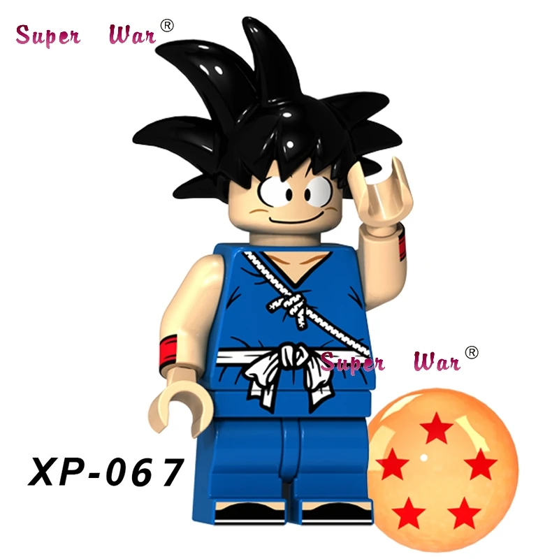 XP067 Один строительный конструктор Super Mario Bros Luigi Dragon Ball Z Torankusu мультфильм серии модель кирпич детские игрушки для детей - Цвет: XP067