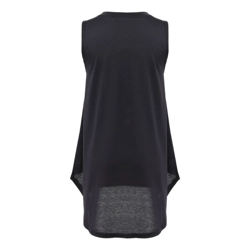 Новинка сексуальная женская летняя блузка Повседневная Свободная черная без