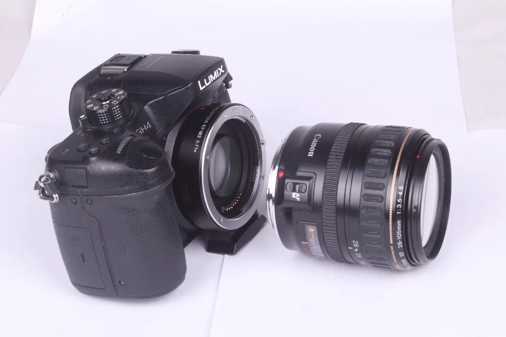 Адаптер редуктора скорости для камеры Canon EF адаптер объектива M4/3 0 71x | Электроника
