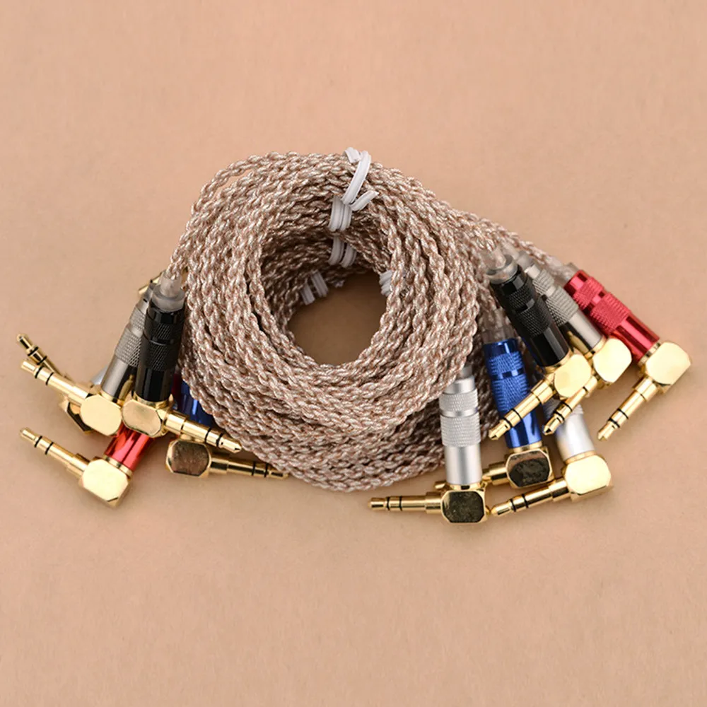 Hot Sales 1.2M FENGRU 10pcs/lot AUX Cable Male toMale Stereo Audio For Walnut V2/V2S/V3 Zishan Z1/Z2/Z3 Amplifier MP3 |