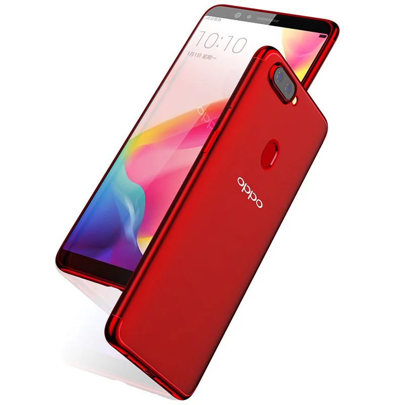 Oppo чехол для телефона R15 прозрачный мягкий ТПУ shell 3-этап анти-падения покрытие R11S