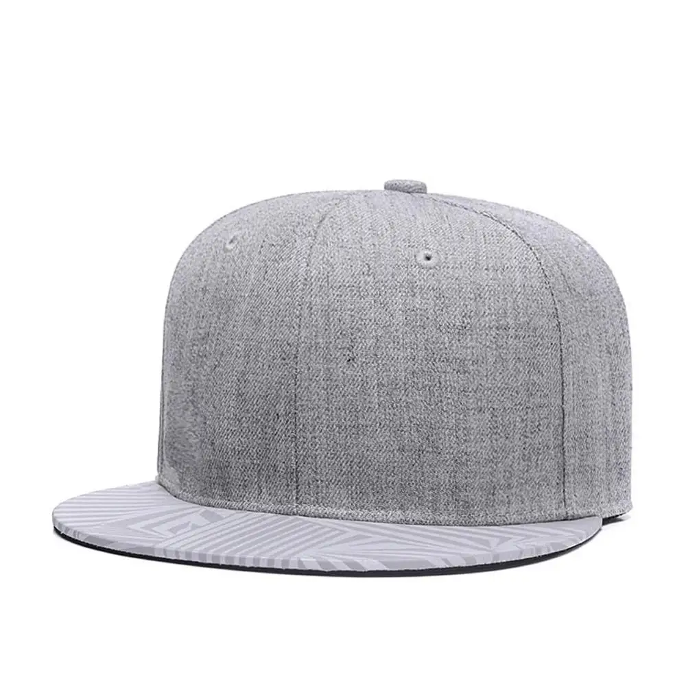 Reflective Grey Quanhaigou белая бейсболка с лазером, крутая плоская кепка с козырьком для молодежи, Черная кепка для папы, топ для мужчин и женщин, регулируемая бейсболка - Цвет: Reflective Grey