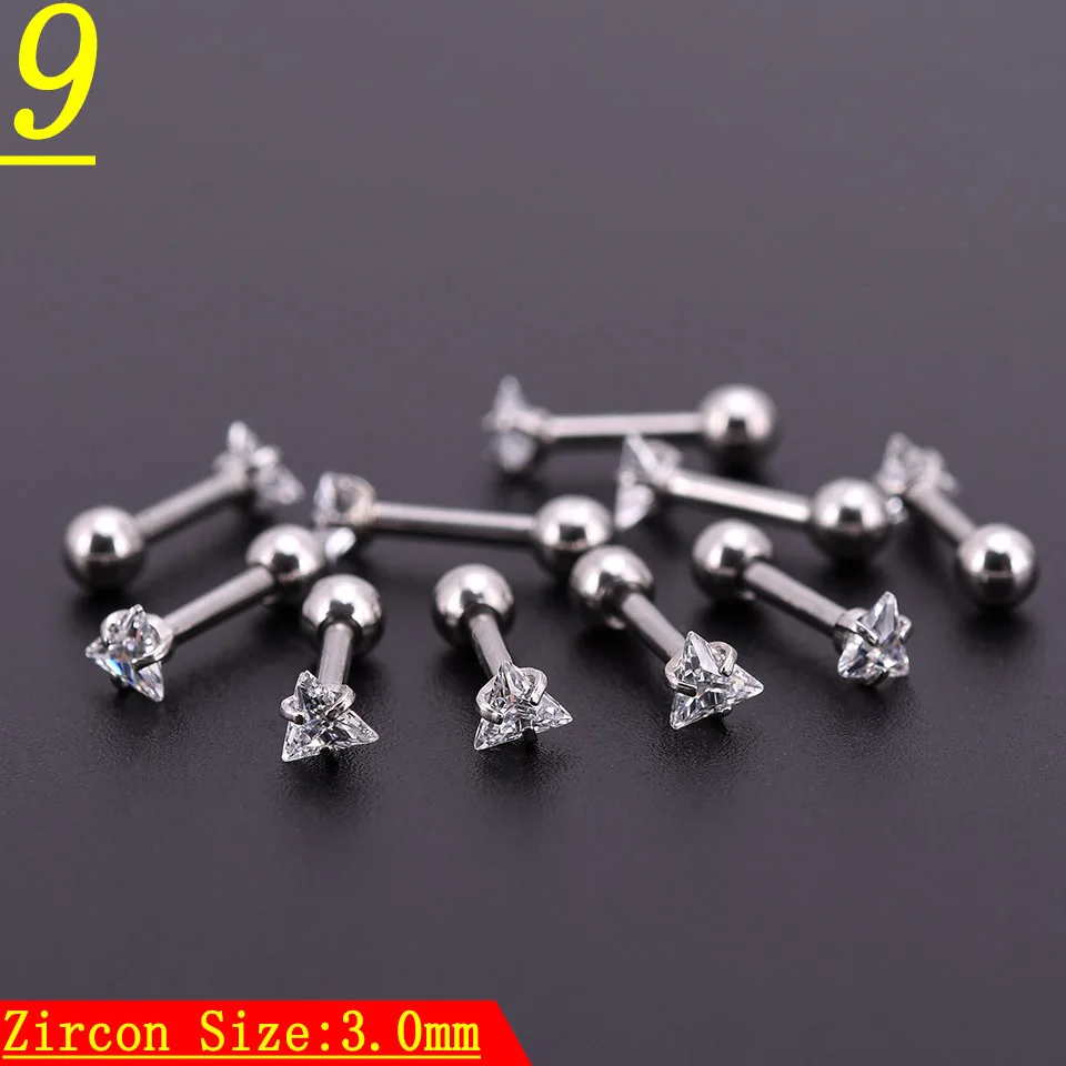 Кольцо-штанга из нержавеющей стали для пирсинга ювелирное изделие прокола губ