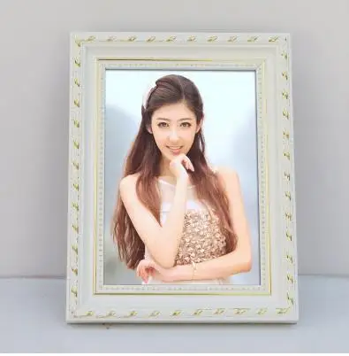 

European solid wood photo frame, beautiful home decoration products, wedding decoration gift