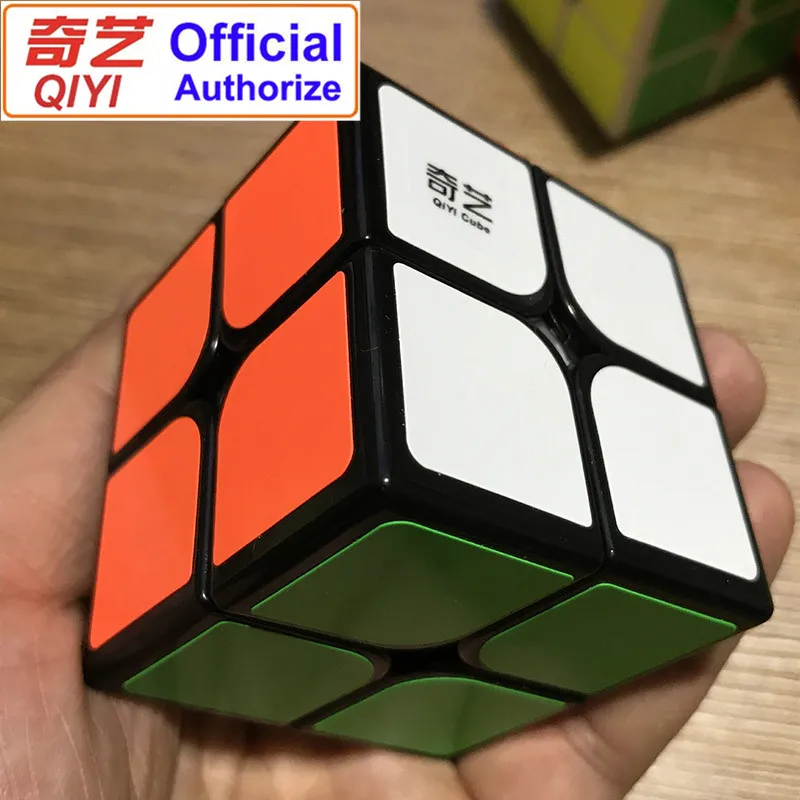 QiYi, Магический кубик, профессиональная 2x2x2 Скорость куб головоломка Neo Cubo Magico куб Стикеры Kubus для взрослых, обучающие игрушки для детей, MF2