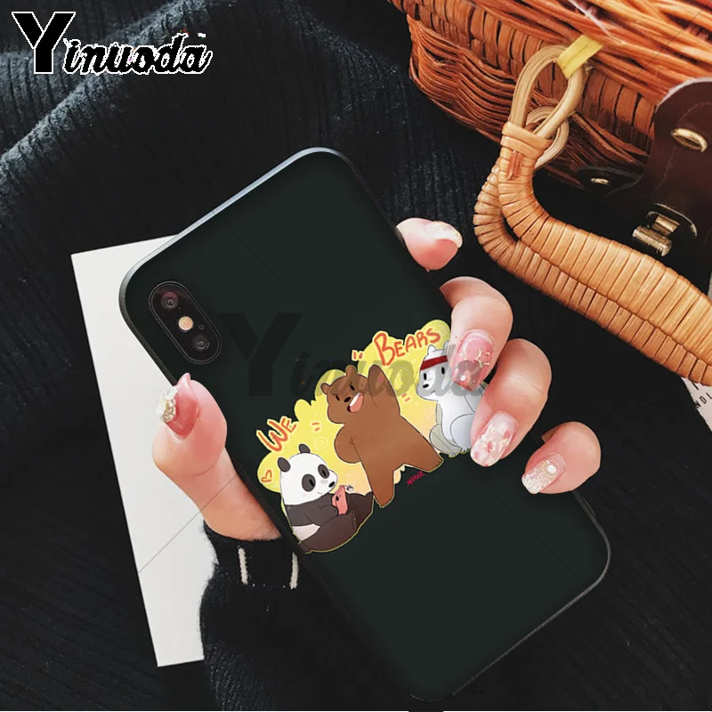 Yinuoda Мы Голые Медведи miniso Coque чехол для телефона для iPhone 6S 6plus 7plus 8 8Plus X Xs MAX 5 5S XR