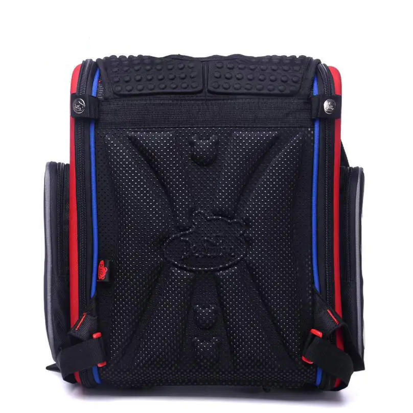 Delune Brand Grade 1-3 Kids 3D cars print boys' School bag Children Orthopedic Ergonomic Design Backpack Mochila Escolar | Багаж и