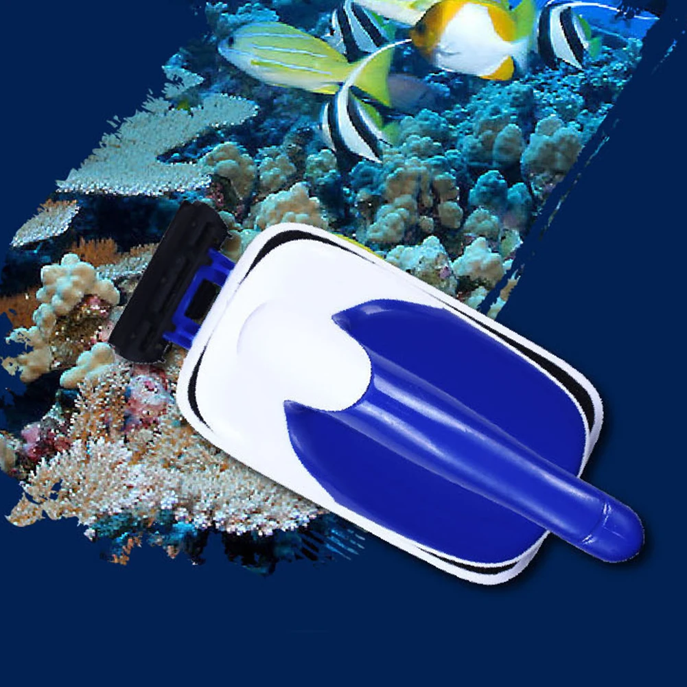 Aquarium Cleaning Moss Double Side Home Wipe Magnetic Floating Scraper Super Suction Accessories Glass Algae Fish Tank Brush | Дом и сад