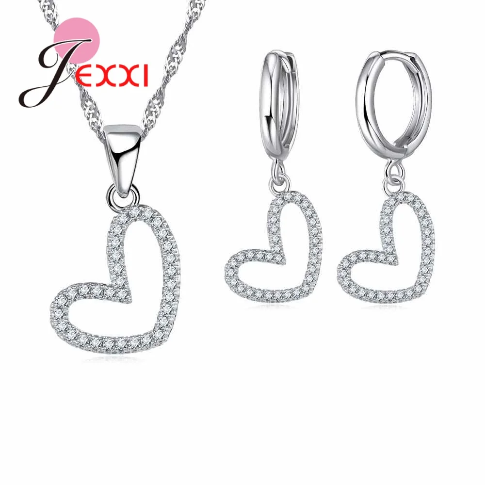 Женский комплект из колье и серёг серебра 925 пробы|necklace with earrings|womans necklace earringearrings |