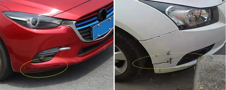 Авто аксессуары ABS черный Передний спойлер для губ подбородок 3 шт. набор подходит для Mazda 3 Axela