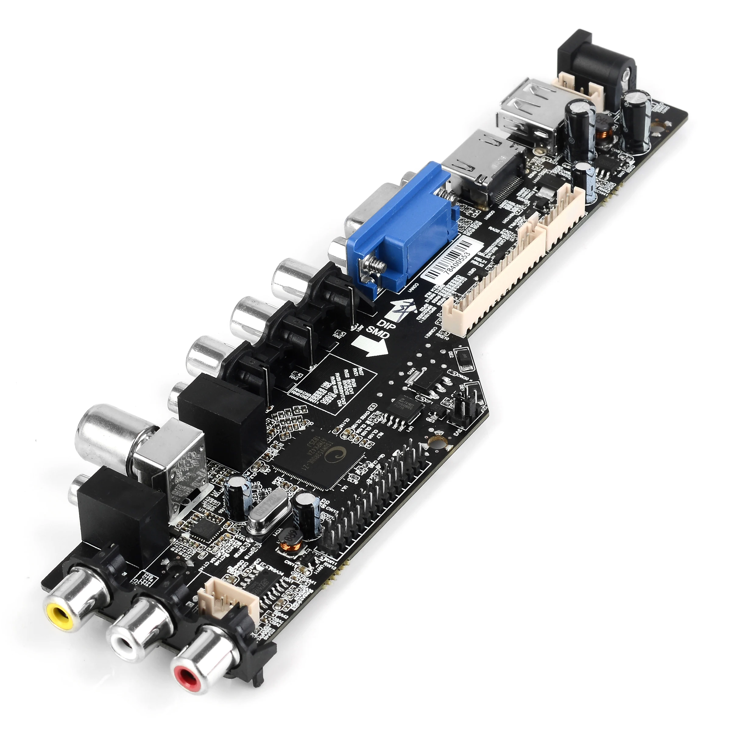 DD3663LUA. A82 15-32 дюймов цифровой DVB-T/C/T2 Универсальный ТВ lcd плата управления ТВ/VGA/AV/HDMI/USB для lvds 1/2ch 6/8 бит LVDSpanel