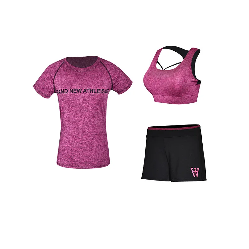 2018 plus size xxl tracksuit sport wear Compression Running Set Women Mujer 3 piece set Fitness Yoga suit | Спорт и развлечения