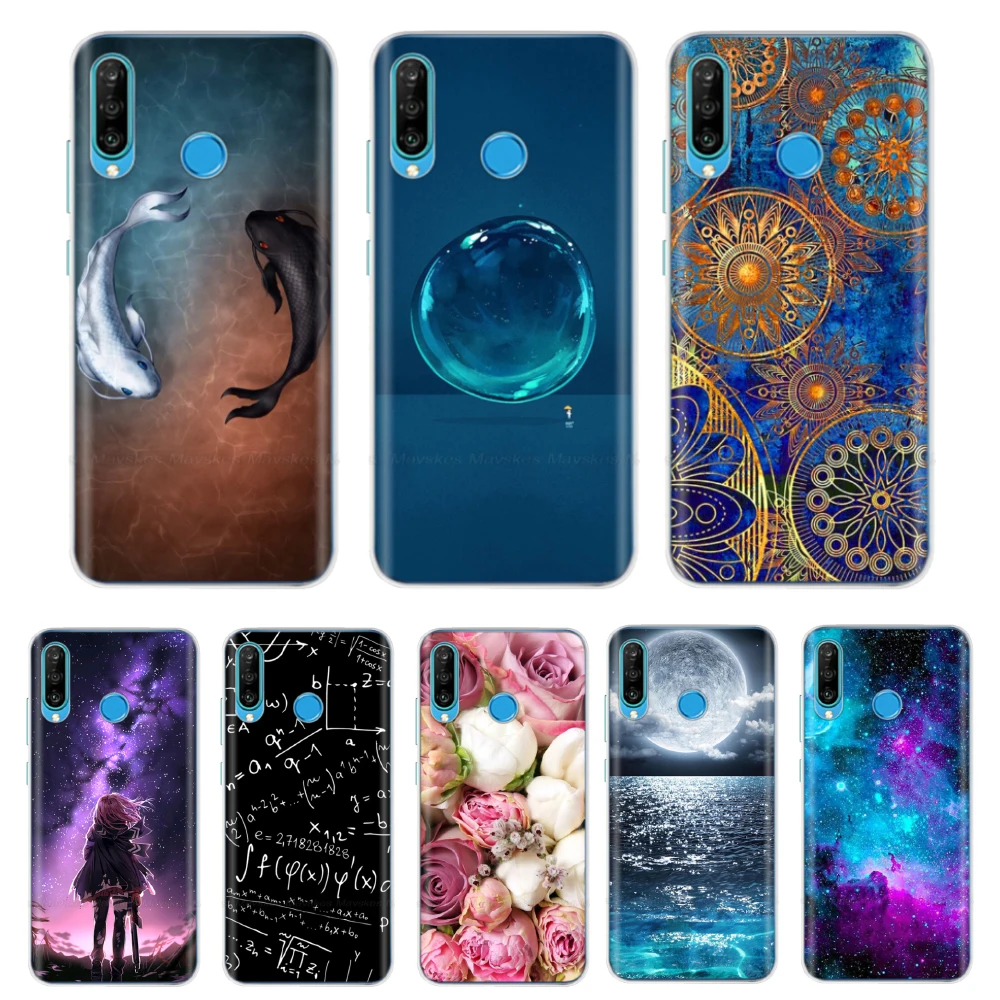 Чехол Funda для Huawei P30 Lite силиконовый чехол из ТПУ задняя крышка Pro P30Lite P30Pro P 30