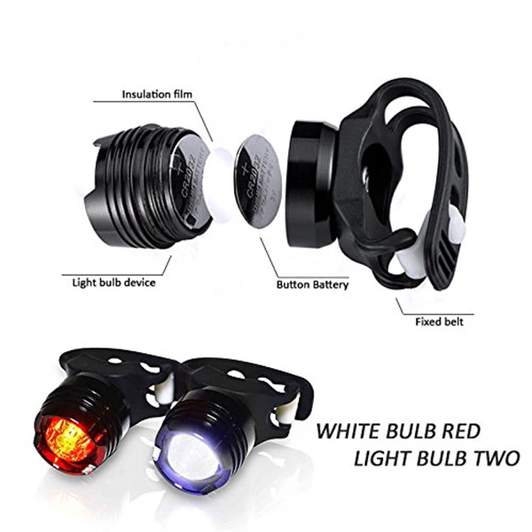 SEWS-Bike Lights LED Bike Light Set USB Rechargeable Waterproof Front Bicycle Headlight and Taillight 300 LM 4 Modes C | Спорт и