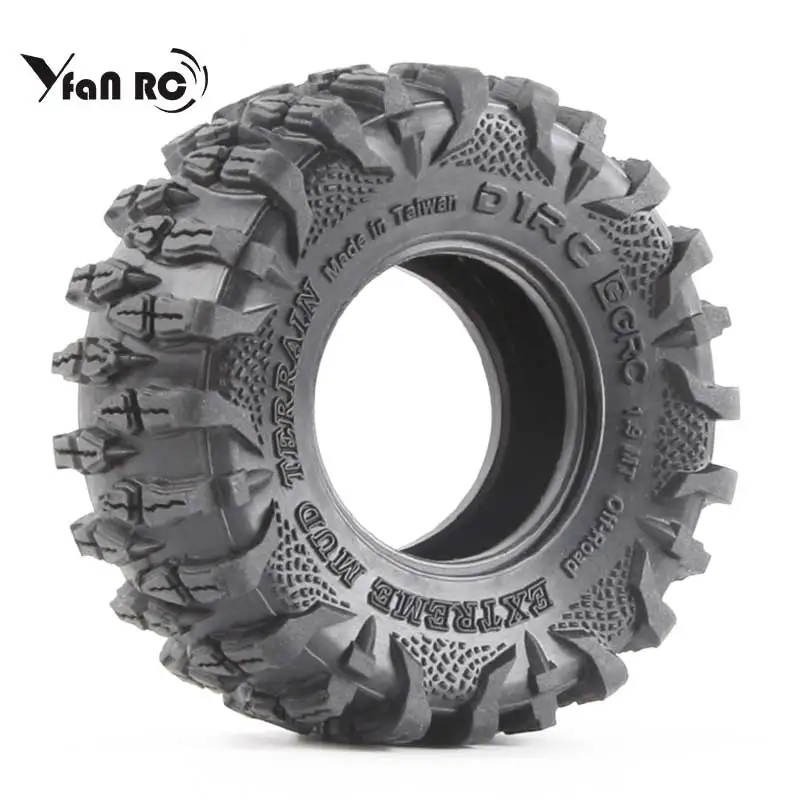 Yfan RC 4 шт. D1RC 1/10 1,9 дюйма колеса шины RC Гусеничный автомобиль запчасти внешний диаметр 108 мм Для осевой scx10