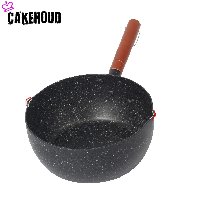 CAKEHOUD японский стиль Maifan Камень антипригарный суп плита с крышкой Электромагнитная совместимость детское питание Дополнение горшок