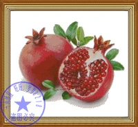 top quality lovely counted cross stitch kit granada pomegranate fruit fruits plant