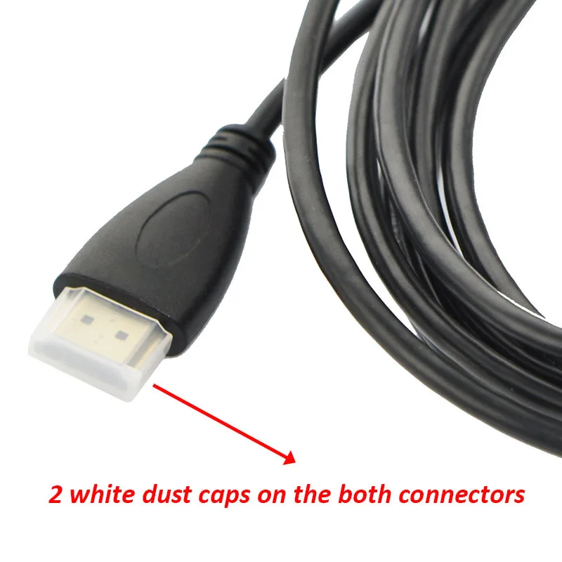 Новинка 3 фута 0 5 м 1 2 кабель HDMI 10 версии 4 высокоскоростной позолоченный штекер