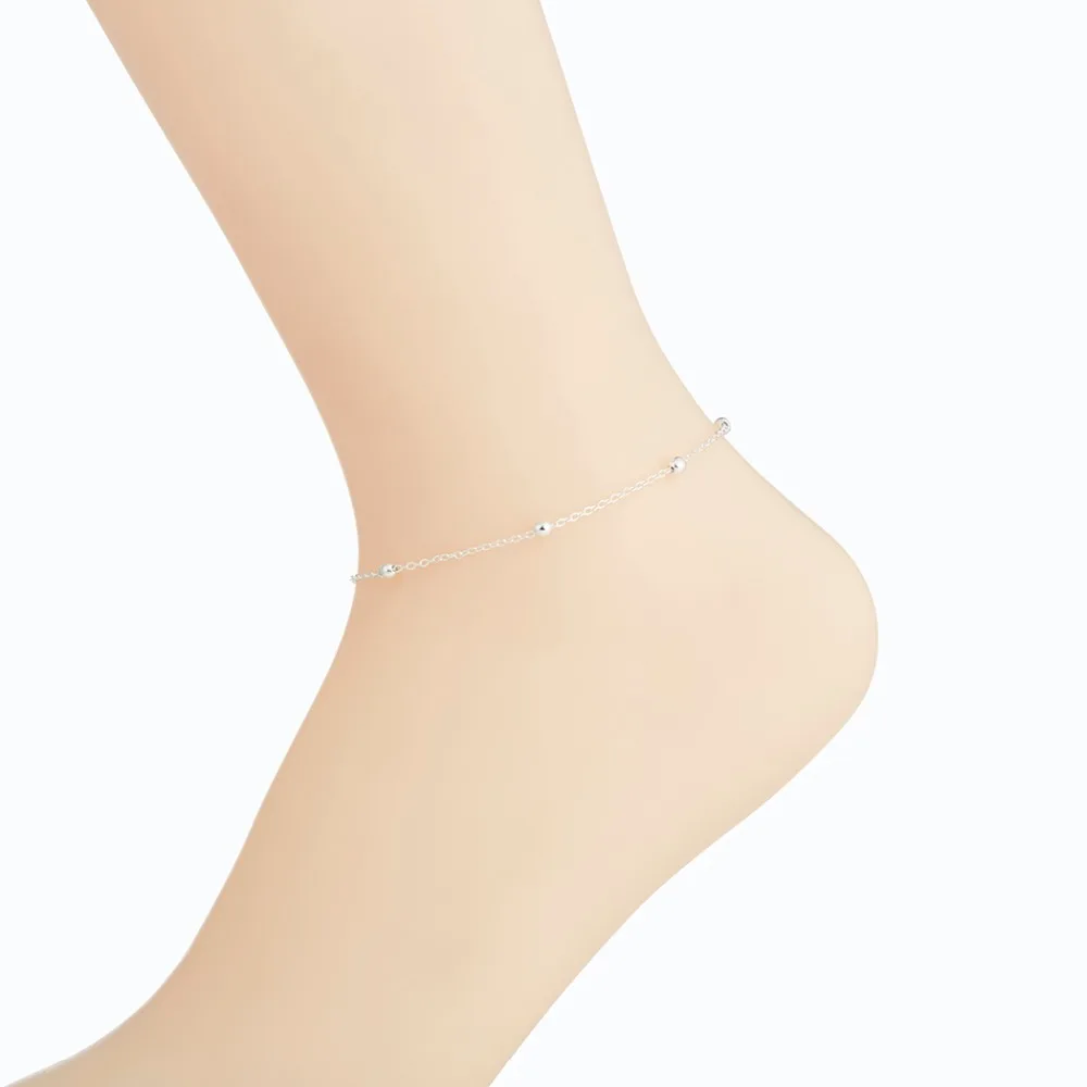 QIMING, сексуальный браслет на лодыжку, цепочка на ногу, Pulsera Tobillo, для женщин, Halhal, золото, серебро, этнические бусины, очаровательные ювелирные изделия для ног