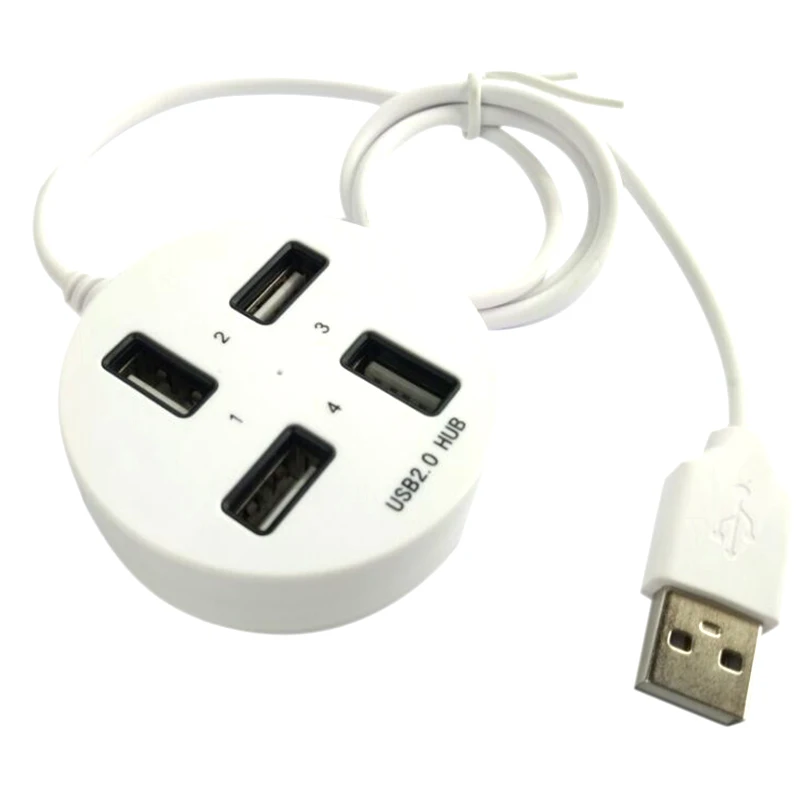 Концентратор USB 2 0 4 портовый офисный разветвитель для настольного