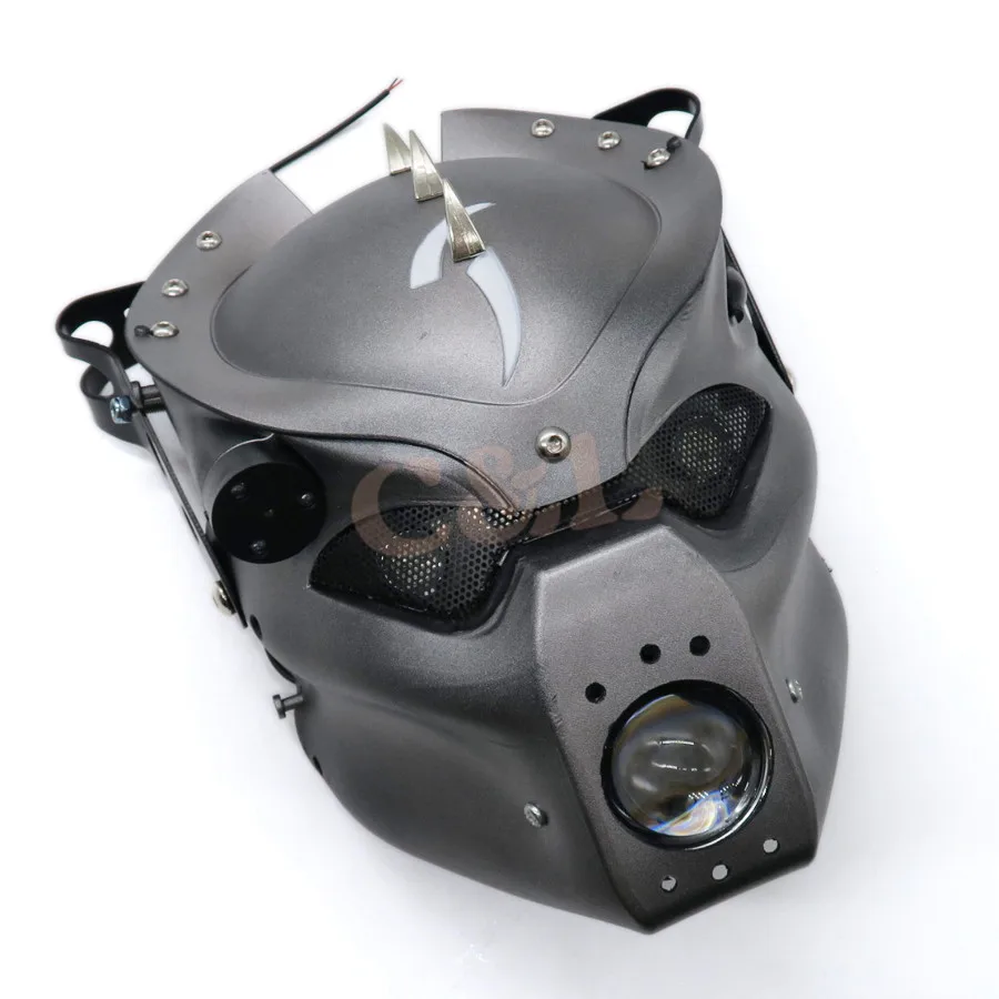 Светодиодная фара с черепом для мотоцикла креплением на 28 43 мм Harley Honda Yamaha Kawasaki