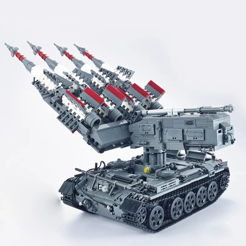 Моделирование современный военный SA-3 ракета T55 Танк moc батис строительные блоки