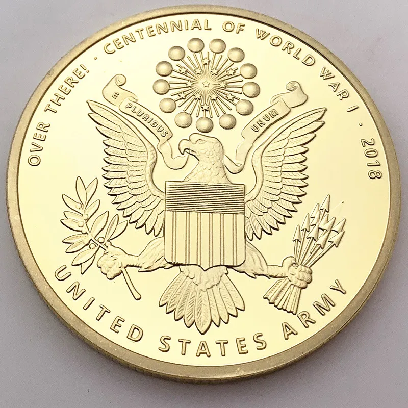 Позолоченная монета солдатика коллекционное искусство коллекционный подарок