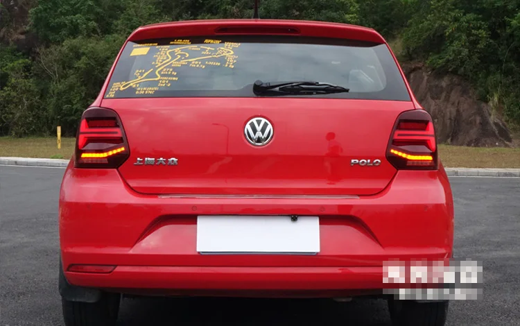 Автомобильный Стайлинг задние фонари чехол для Volkswagen VW Polo MK5 2011- VW Polo задние фонари светодиодный Taillghts светодиодный задний фонарь