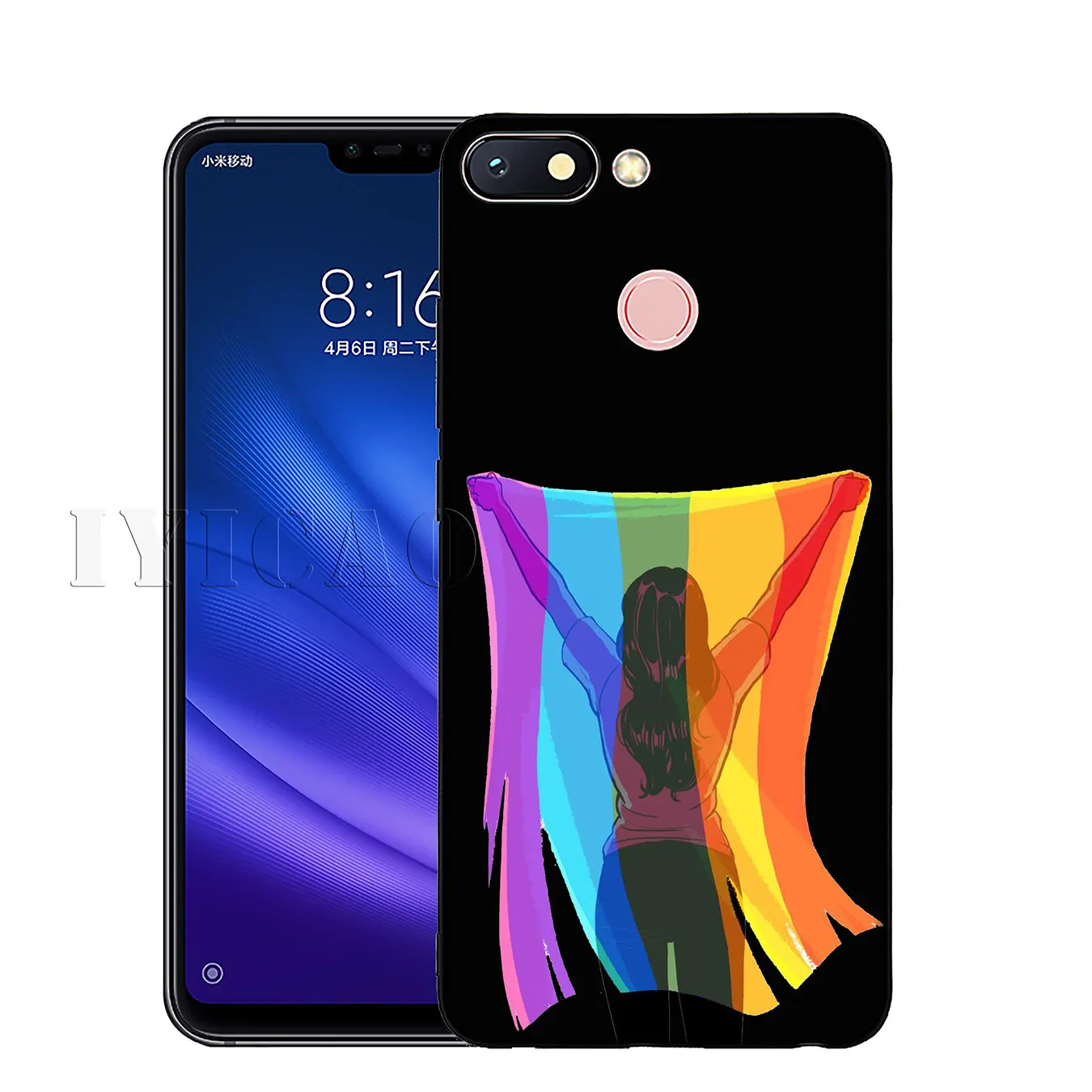 IYICAO Мягкий силиконовый чехол для Xiaomi Redmi K30 K20 8A 7A 6A 5A S2 GO Note 8 8T 7 5 6 Pro |