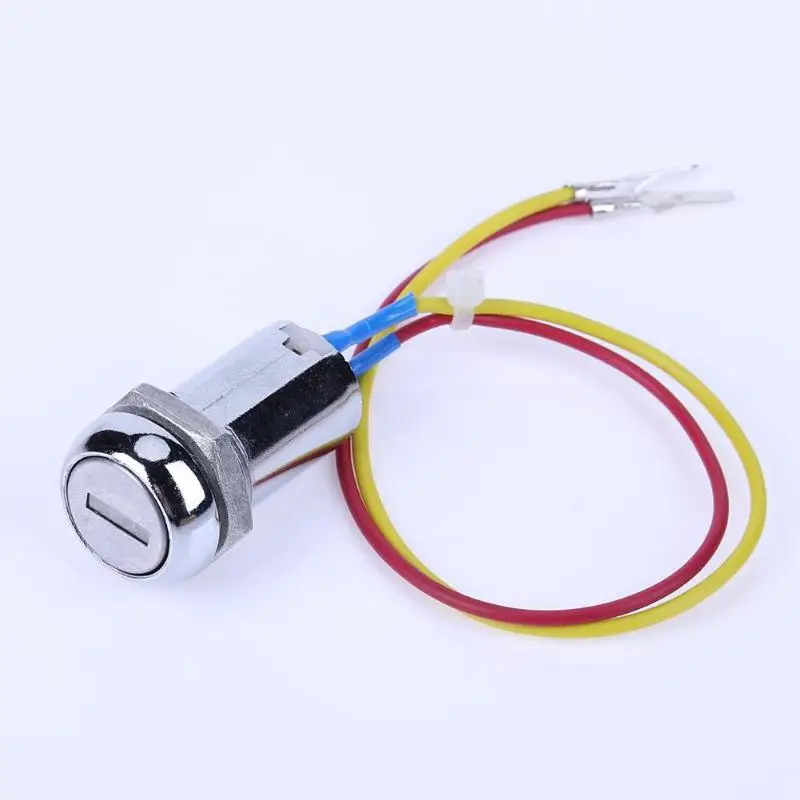 2 провода Педальный Электрический складной ключ зажигания для мопеда карта