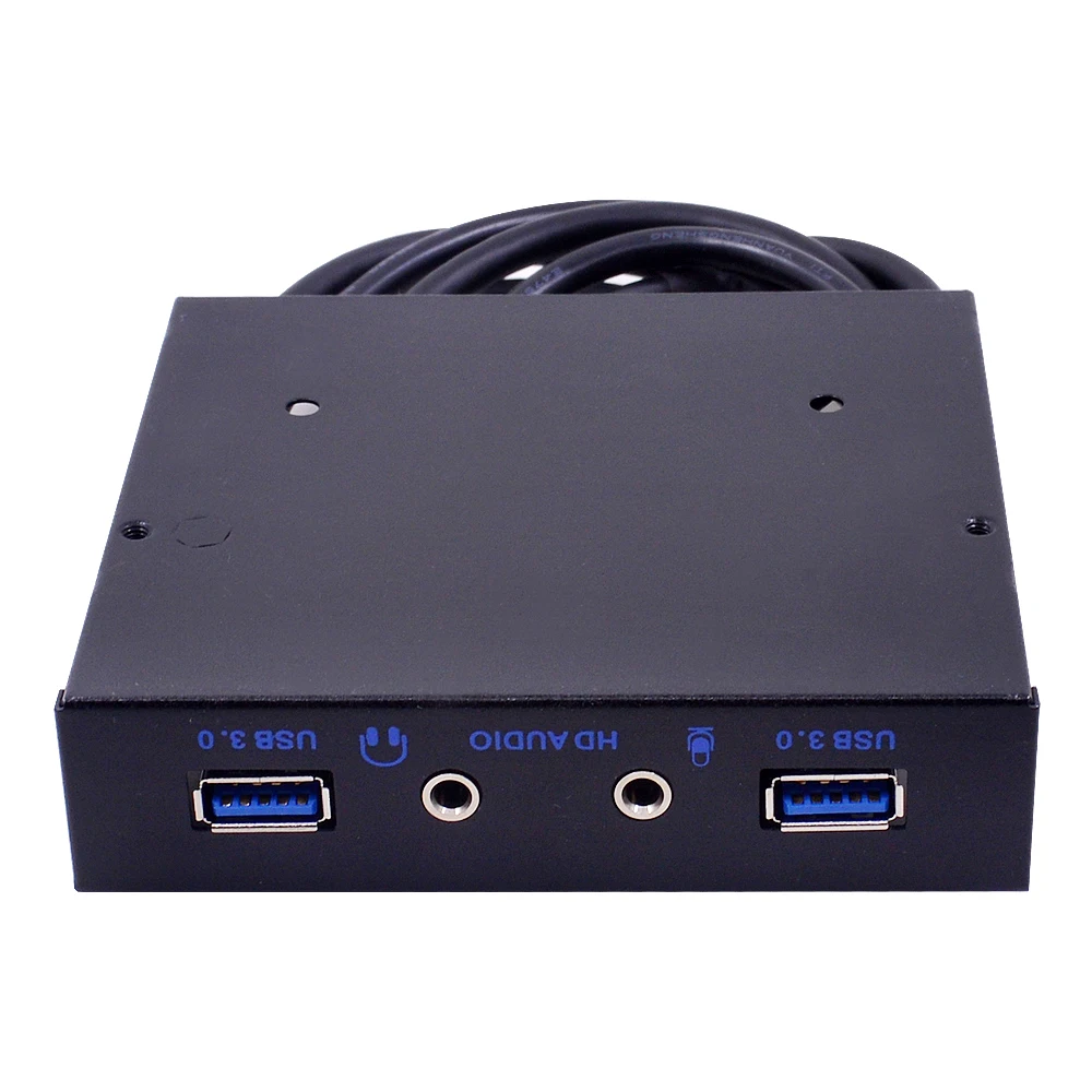 20-контактный гибкий отсек для наушников 3 5 дюйма 4 порта USB 0 разветвитель HD аудио