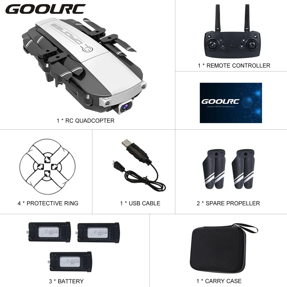 GoolRC H3 RC Дрон с камерой 4K Wifi FPV позиционирование оптического потока фото жест