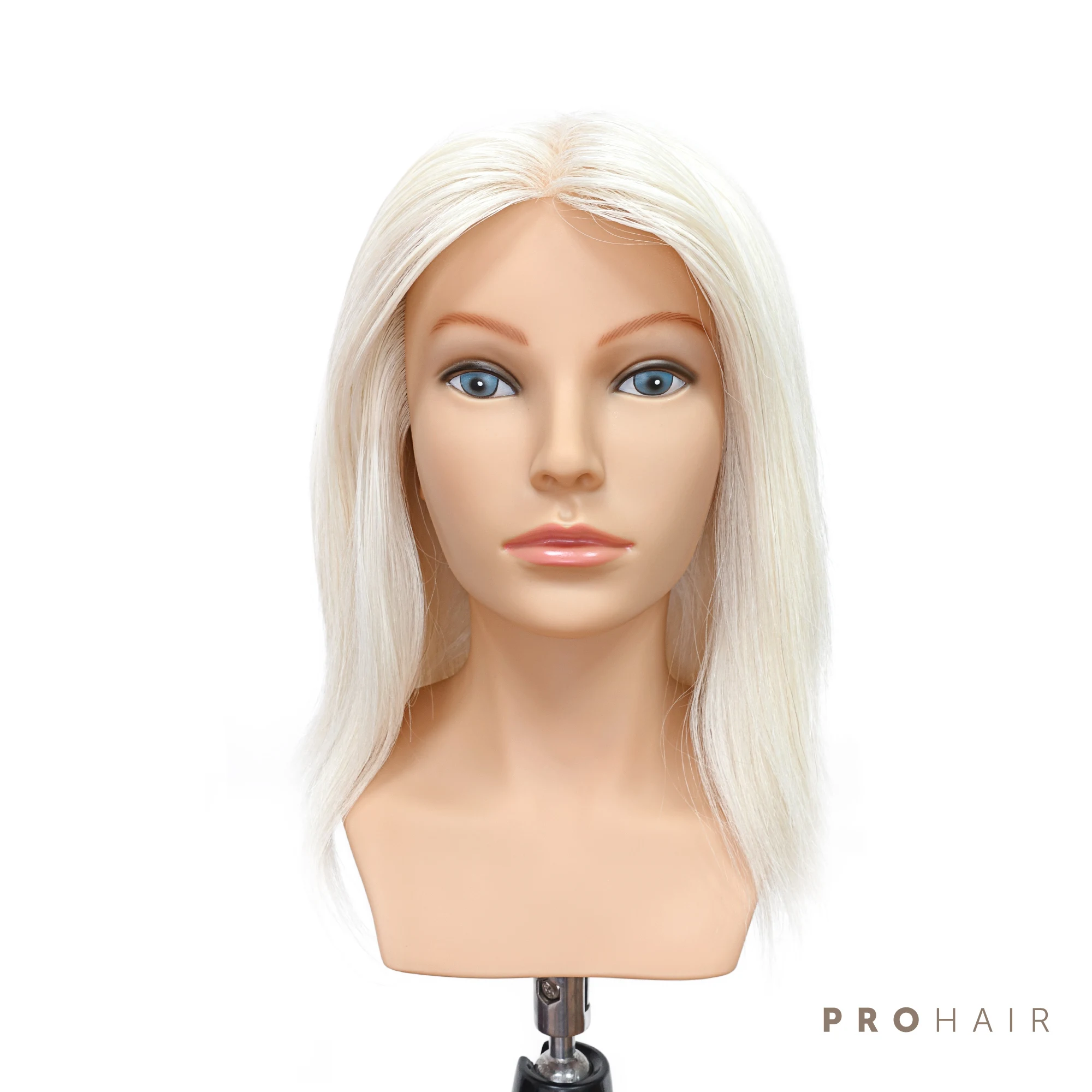 PROHAIR OMC утвержденный 30 см 1" белый козья шерсть соревнования голова парикмахерский манекен кукла голова для парикмахеров